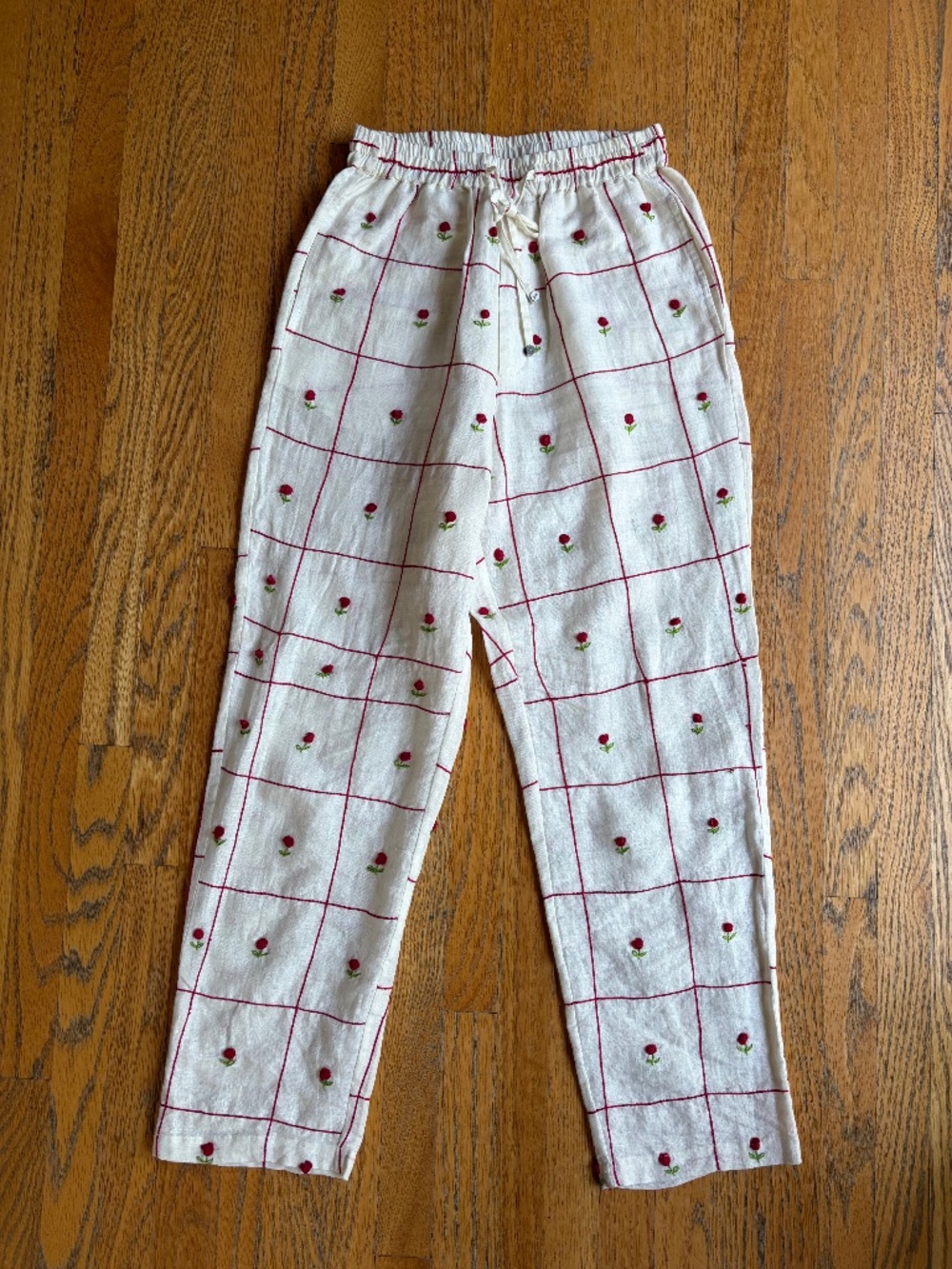 HARAGO EMBROIDERED PANTS - UNISEX